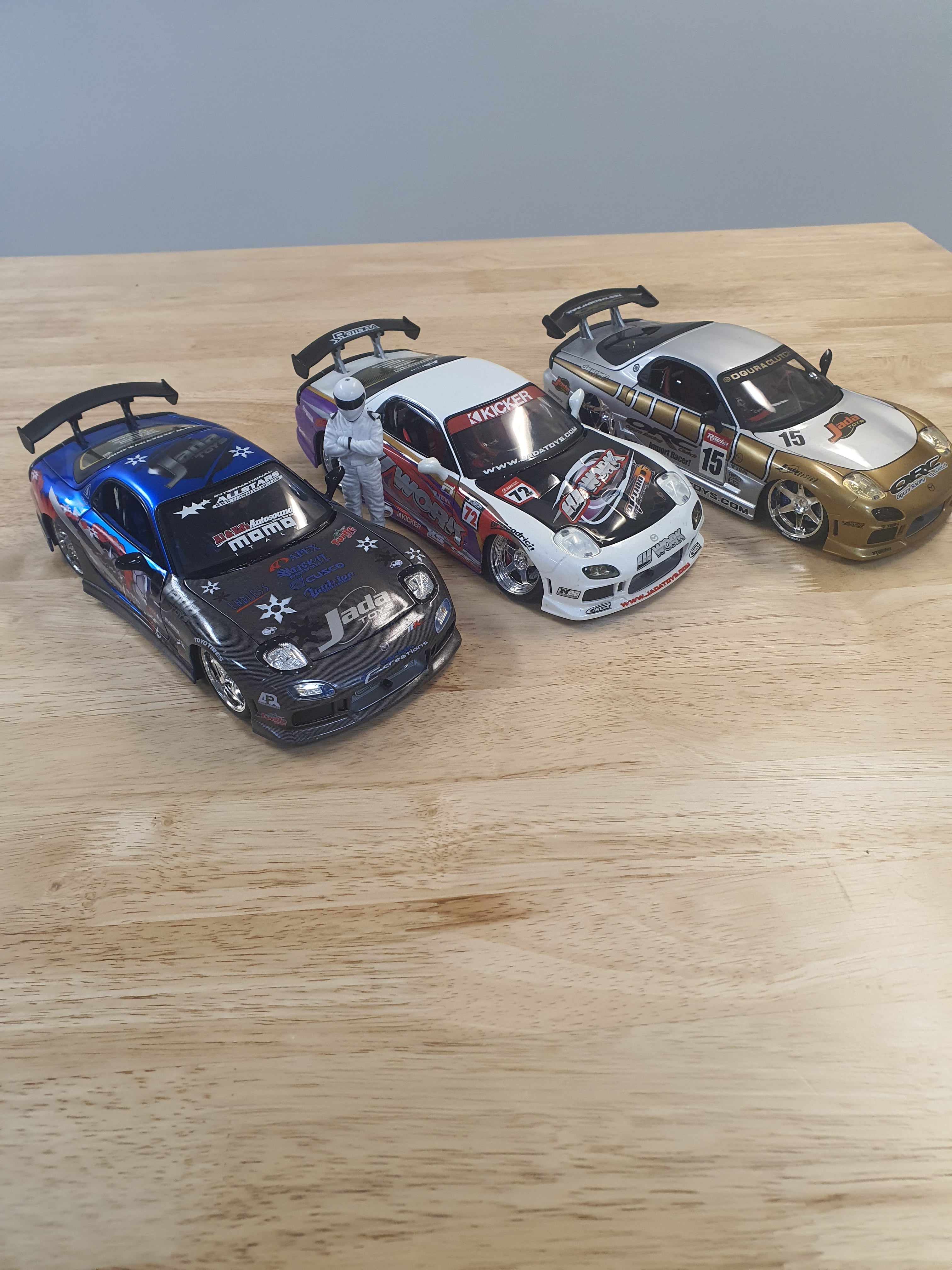 Jada Import Racer 1/18 scale Mazda RX7 set