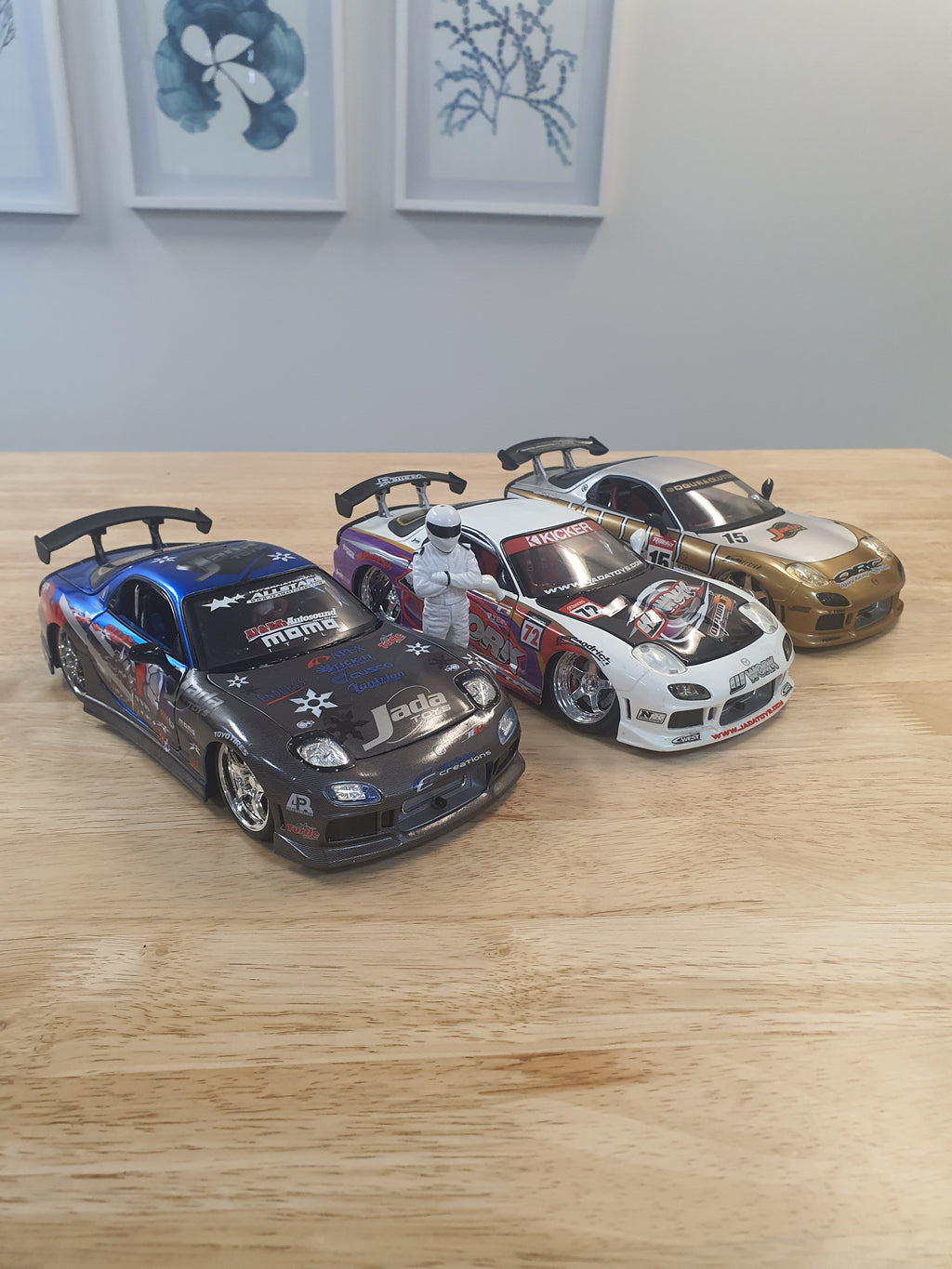Jada Import Racer 1/18 scale Mazda RX7 set