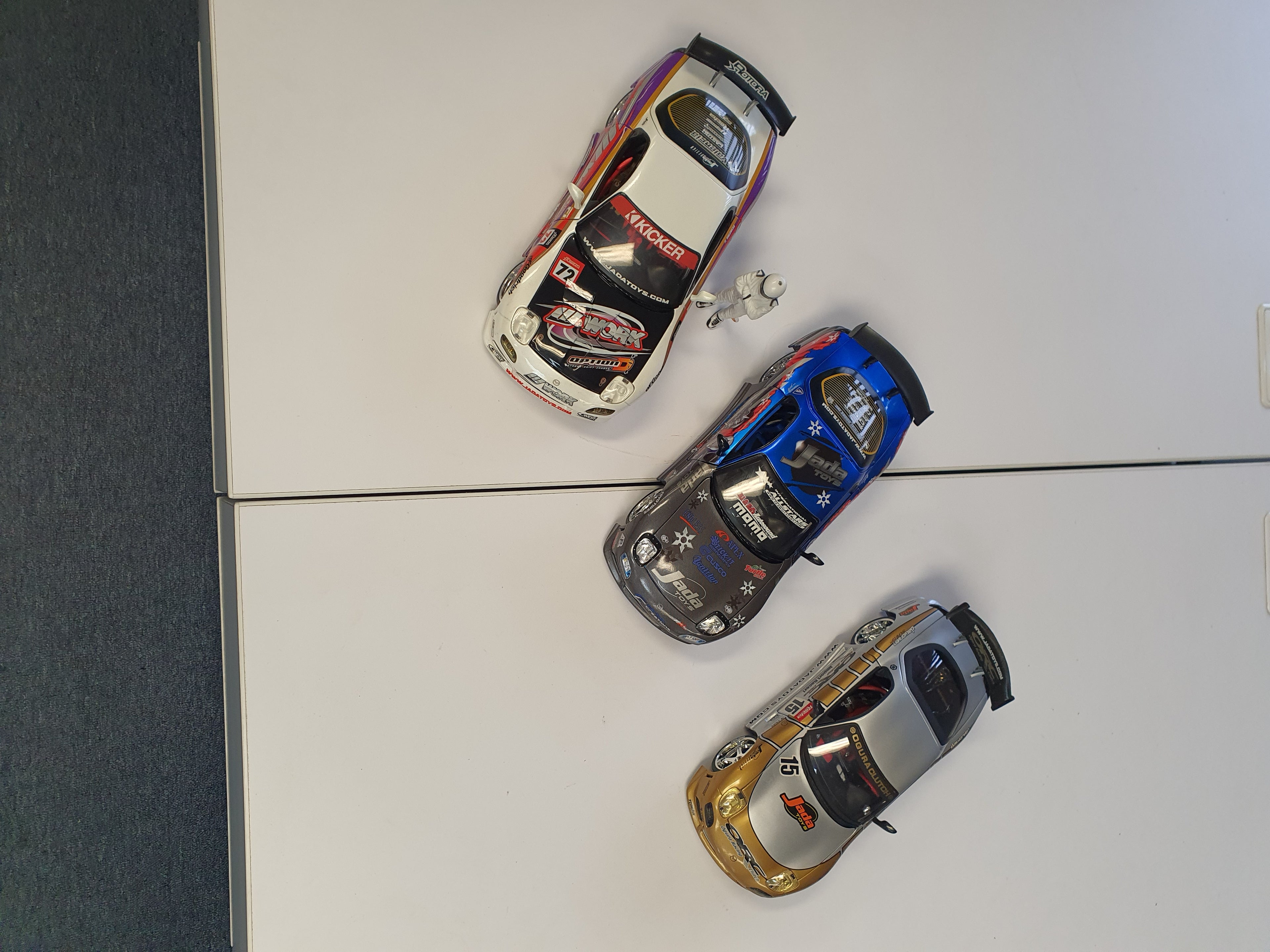 Jada Import Racer 1/18 scale Mazda RX7 set