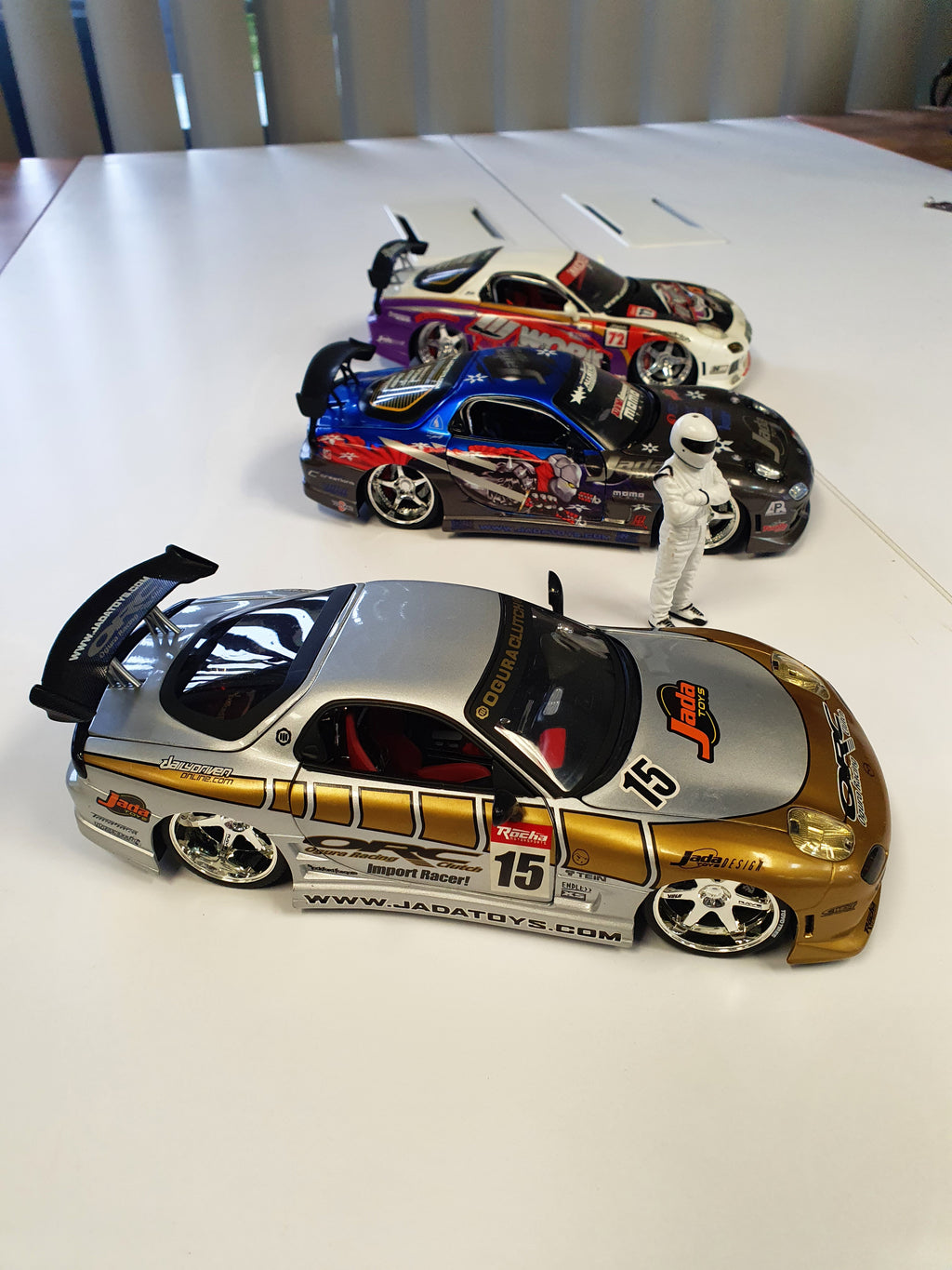 Jada Import Racer 1/18 scale Mazda RX7 set