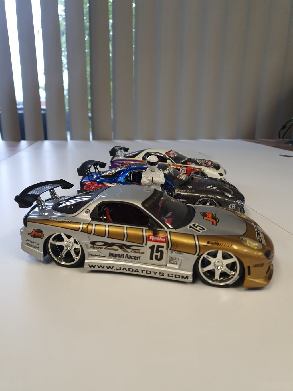 Jada Import Racer 1/18 scale Mazda RX7 set