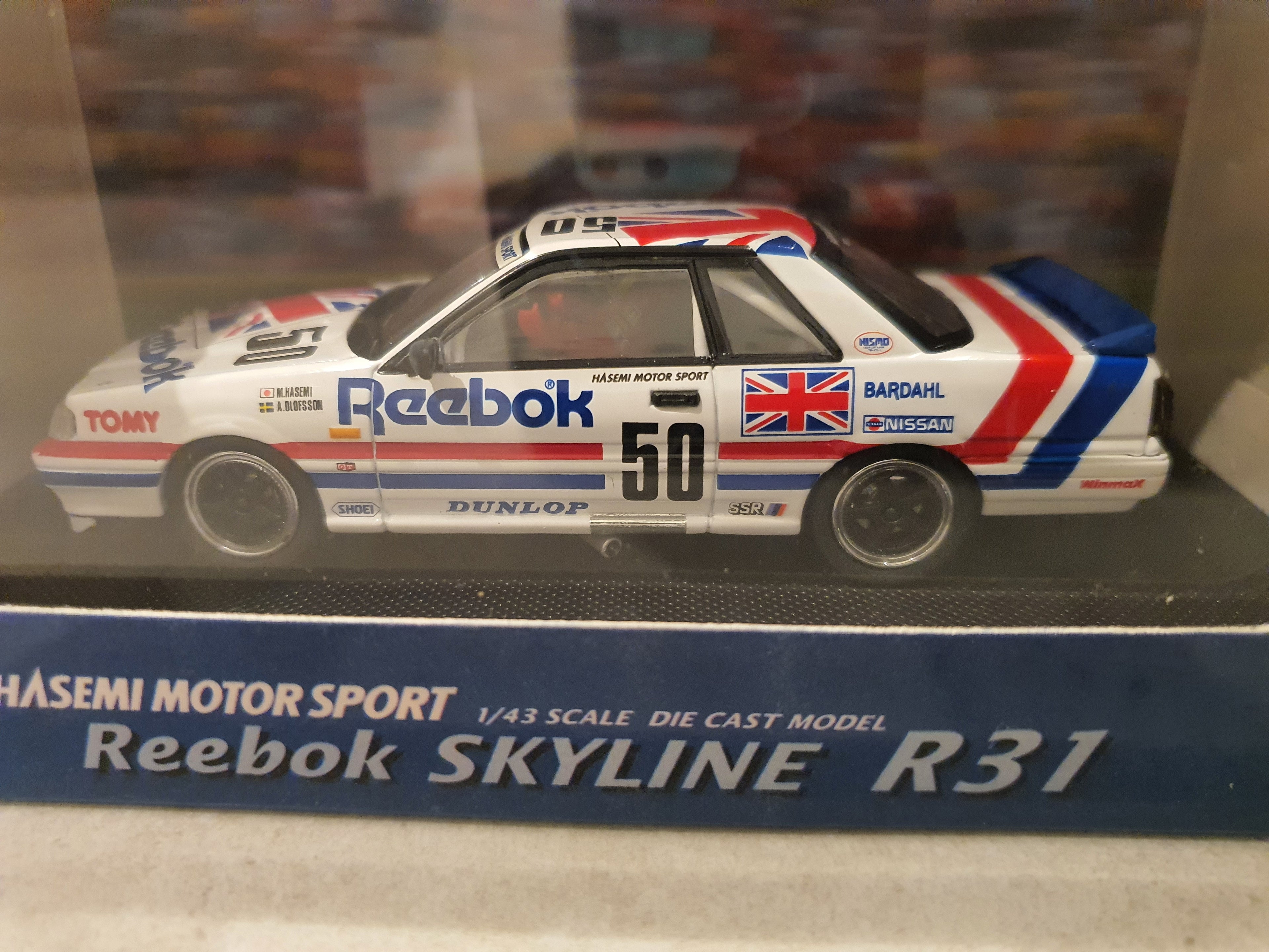 Nissan Skyline R31 RS turbo 1/43 scale by Ebbro