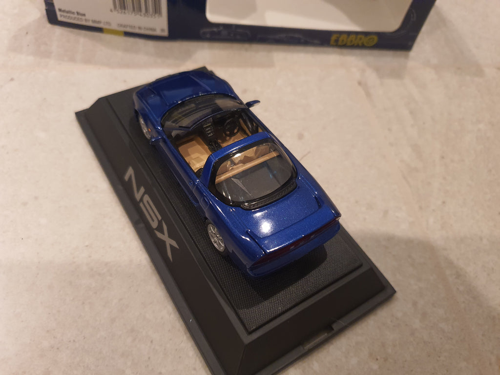 Honda NSX 1/43 scale by Ebbro in blue