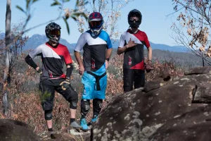 Premium MTB Shirt – Chili Red & Black