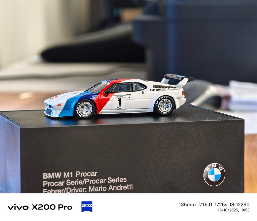 BWM M1 Procar Mario Andretti 1/43 Scale