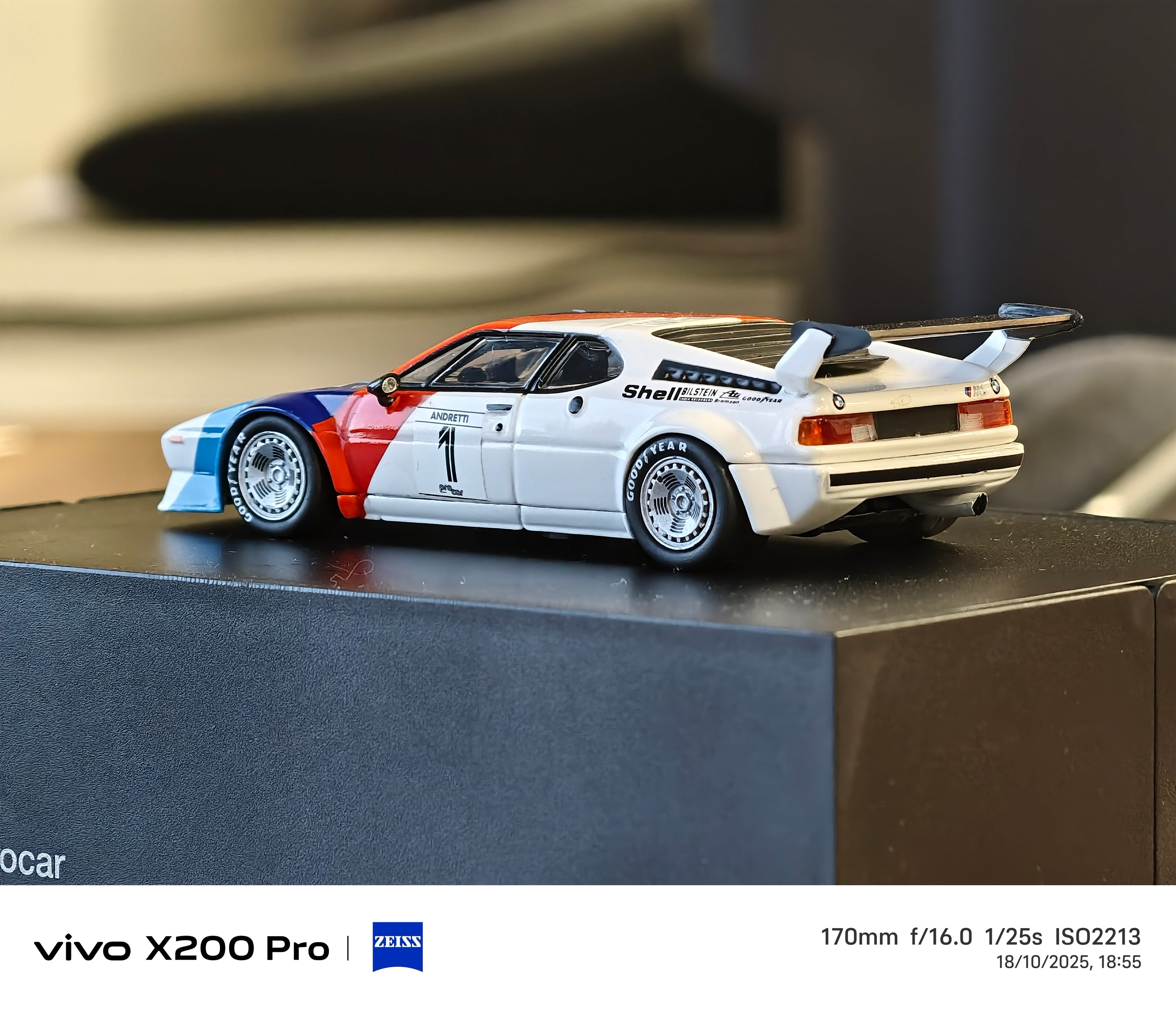 BWM M1 Procar Mario Andretti 1/43 Scale