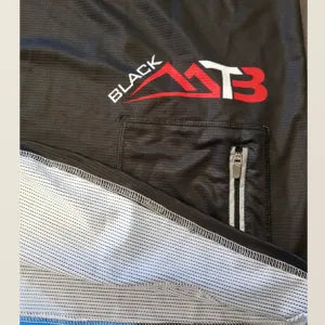 Premium MTB Shirt – Cerulean Blue & Black
