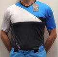 Premium MTB Shirt – Cerulean Blue & Black