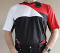Premium MTB Shirt – Chili Red & Black