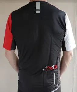 Premium MTB Shirt – Chili Red & Black